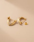 Orion 18K Gold Plated Men's Earing