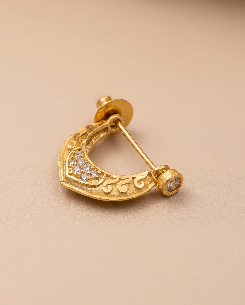 Orion 18K Gold Plated Men's Earing