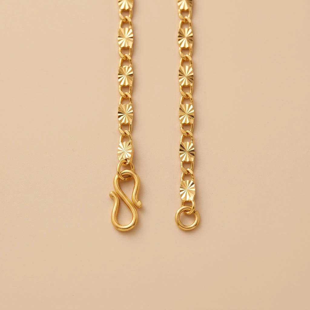 Elysium 18K Gold Plated Men's Chain