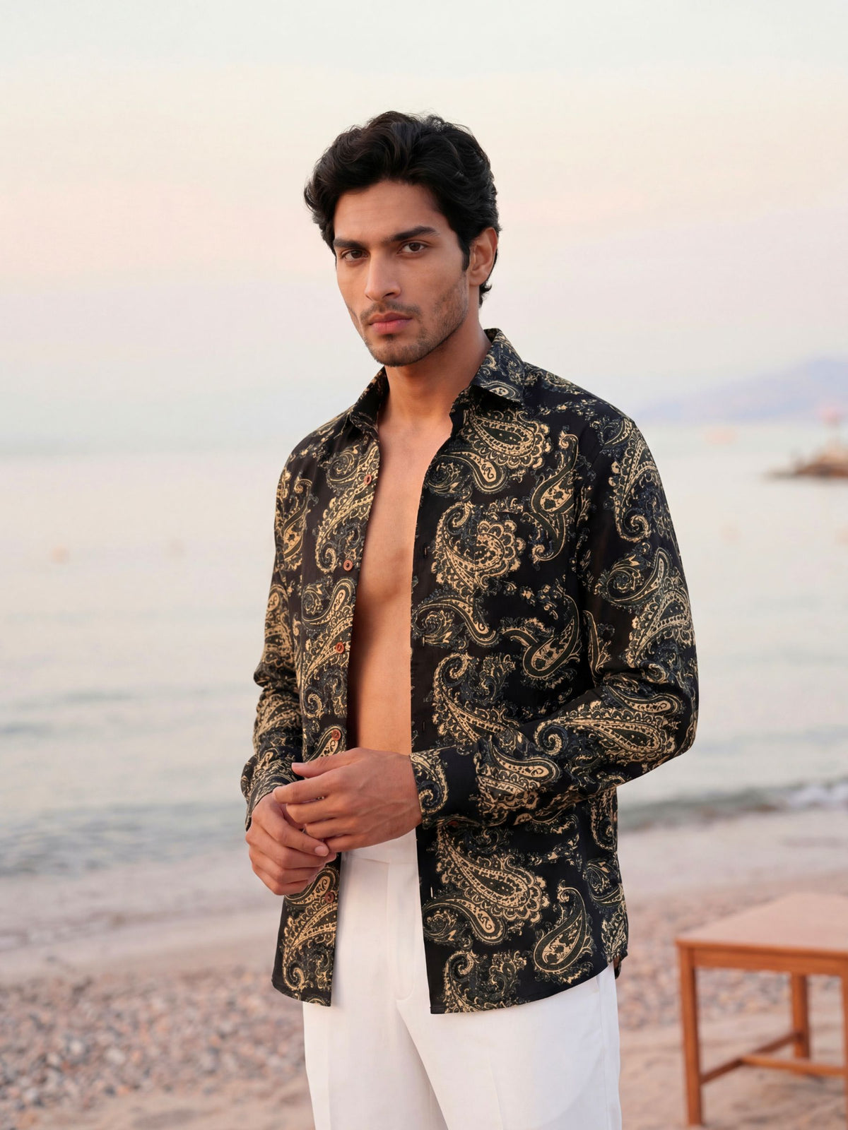 Mystic Paisley – Full Sleeve Cotton Shirt