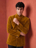 The Ultimate Royal Velvet Jodhpuri – Camel | Jaipuri Crown