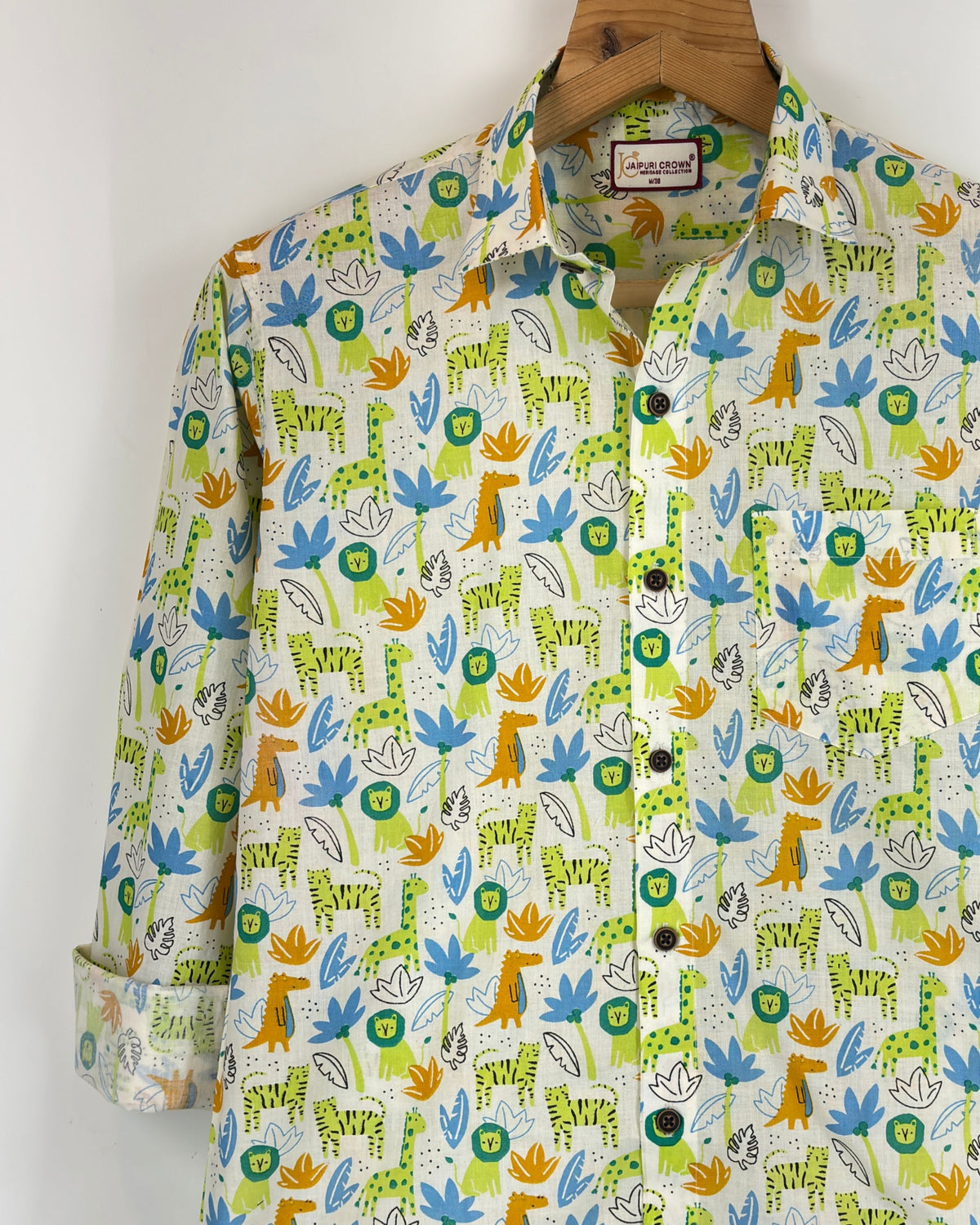 Animal Kingdom – Printed Cotton Full Sleeve