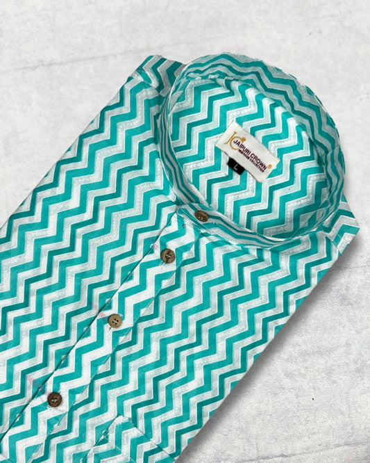 Blue Zigzag