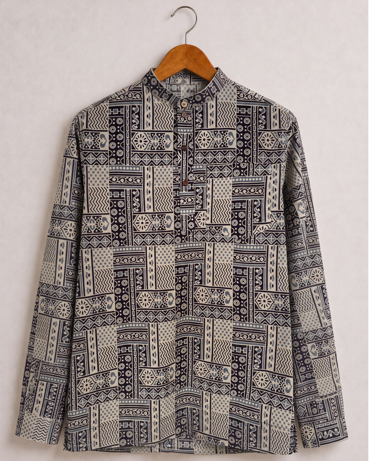 Desert Mosaic – Printed Cotton Short Kurta