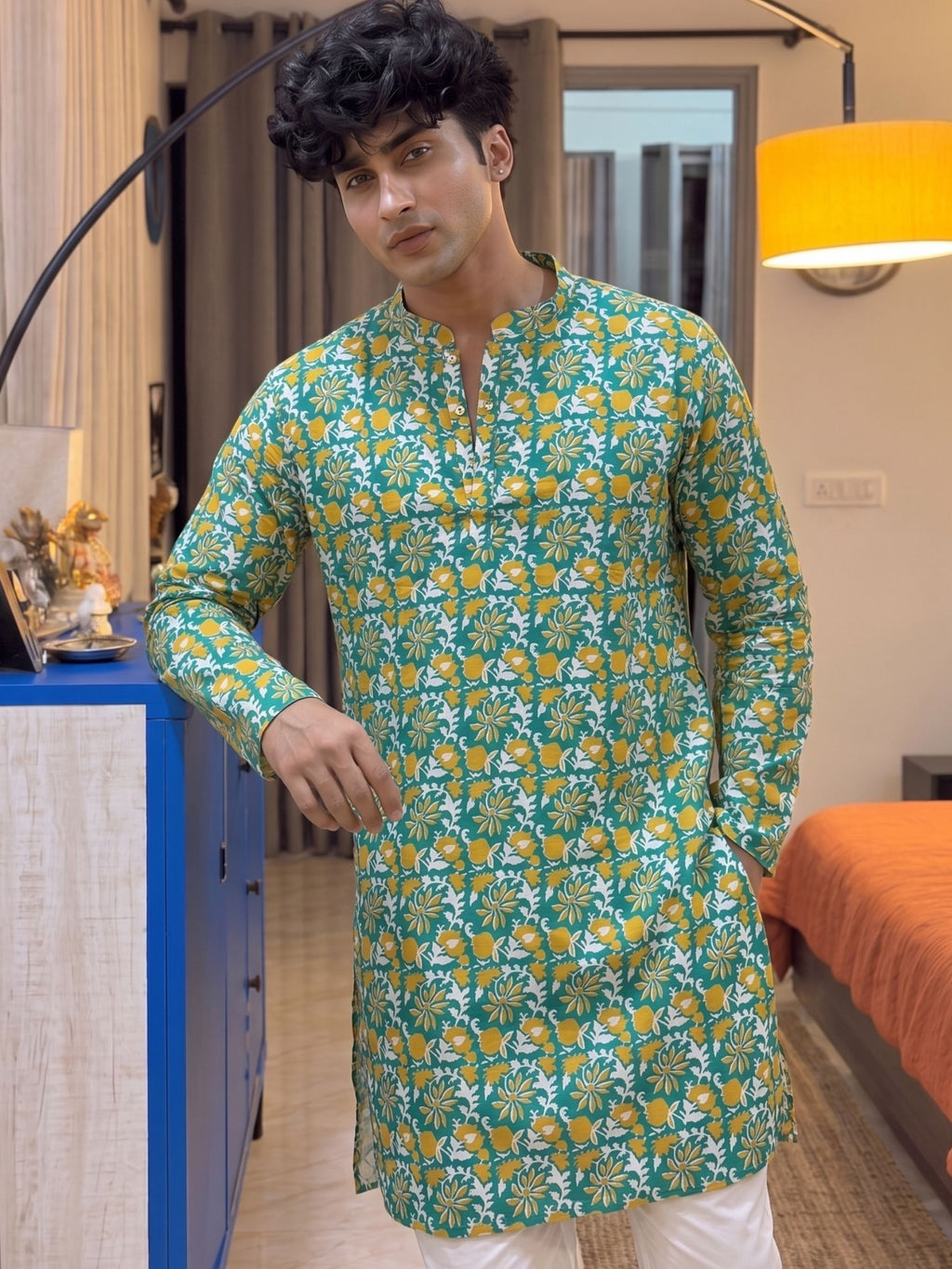 Vibrant Printed Long Kurta
