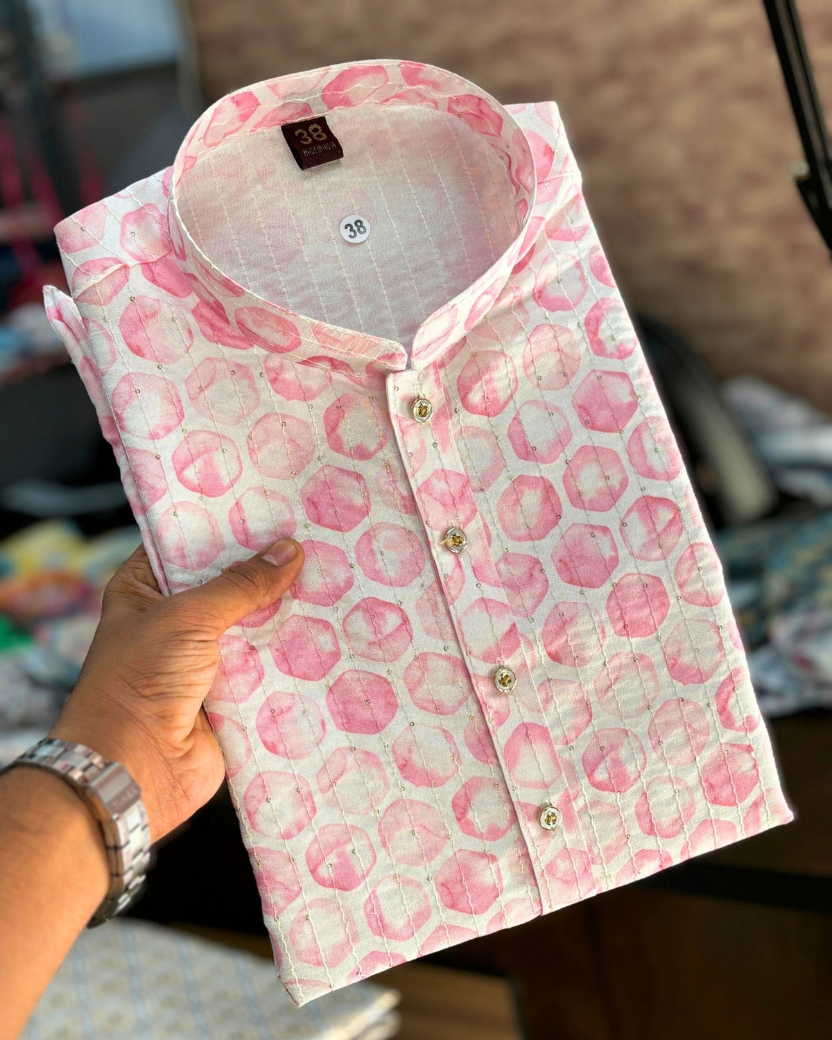 Rosy Bubbles Kurta