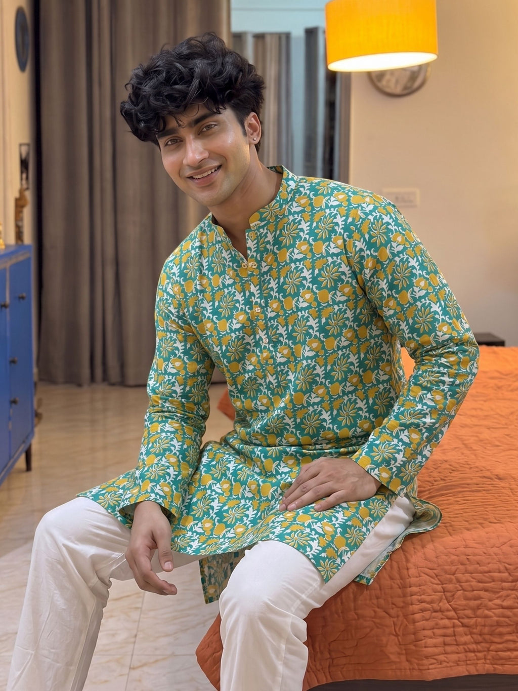 Vibrant Printed Long Kurta