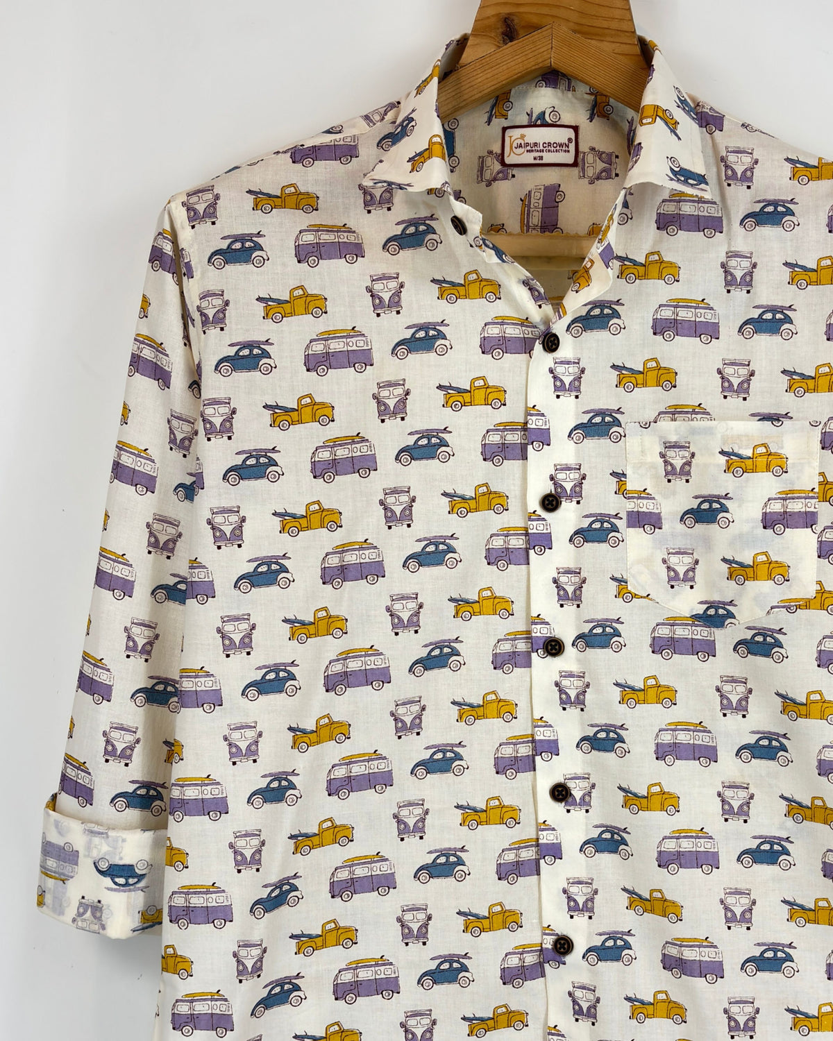 Vintage Rides – Printed Cotton Full Sleeve