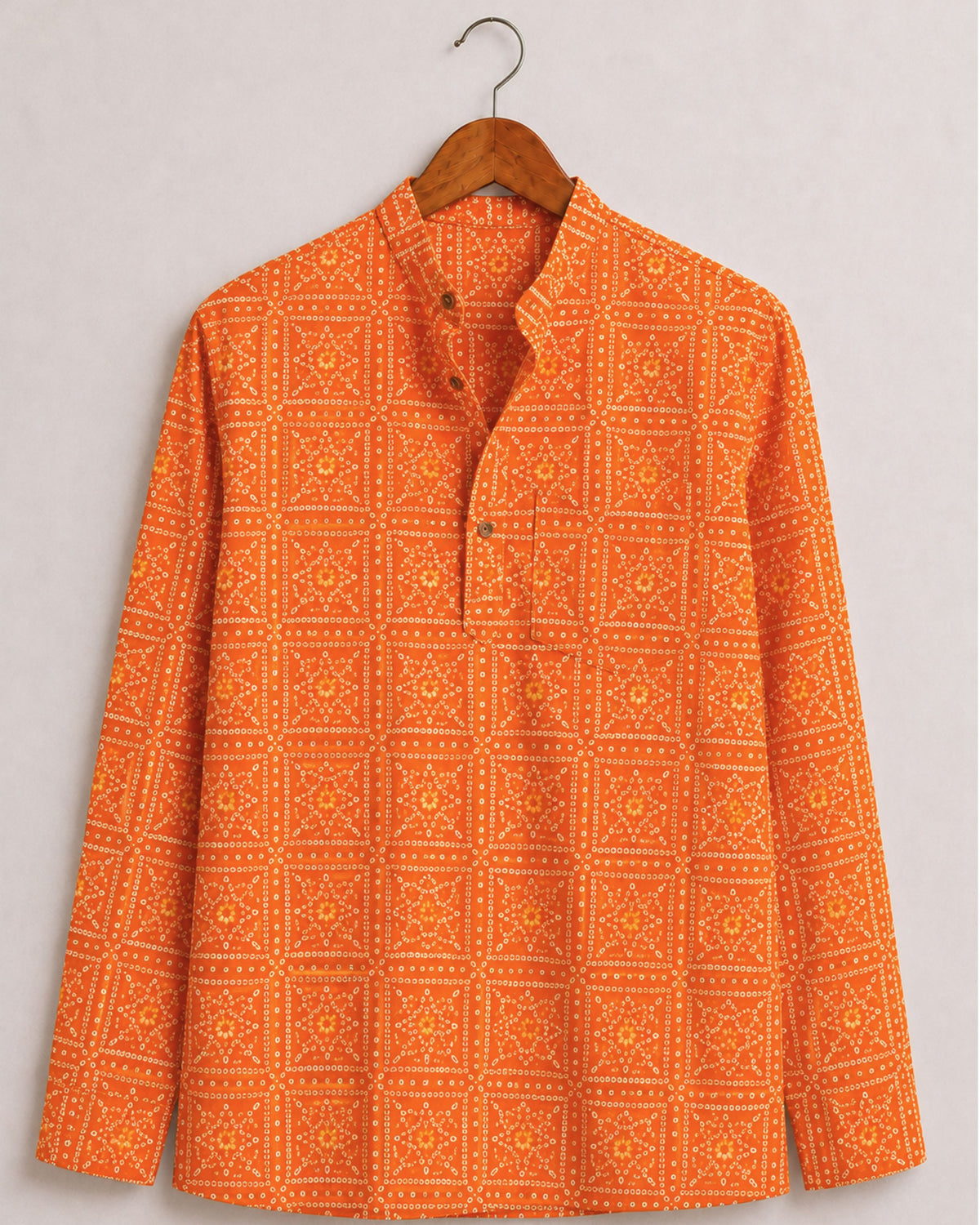 Sunshine Delight – Printed Cotton Short Kurta
