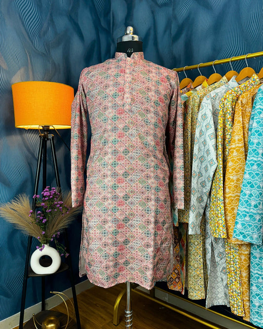 Petal Glow Printed Kurta