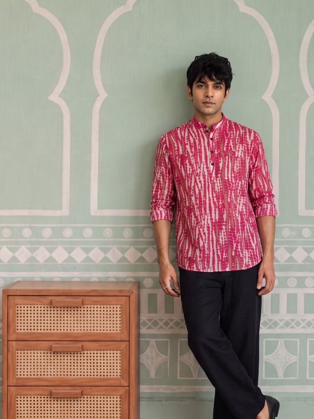 Rajasthan Rhythms – Printed Cotton Short Kurta