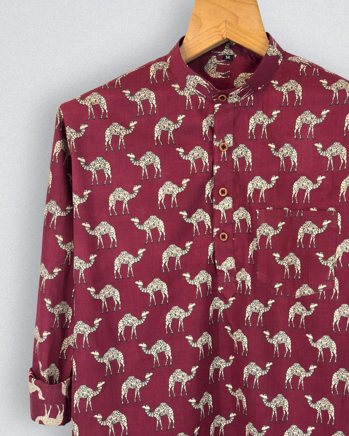 Camel Dance – Printed Cotton Short Kurta