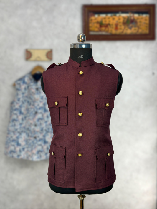 Hunting Jacket - Maroon