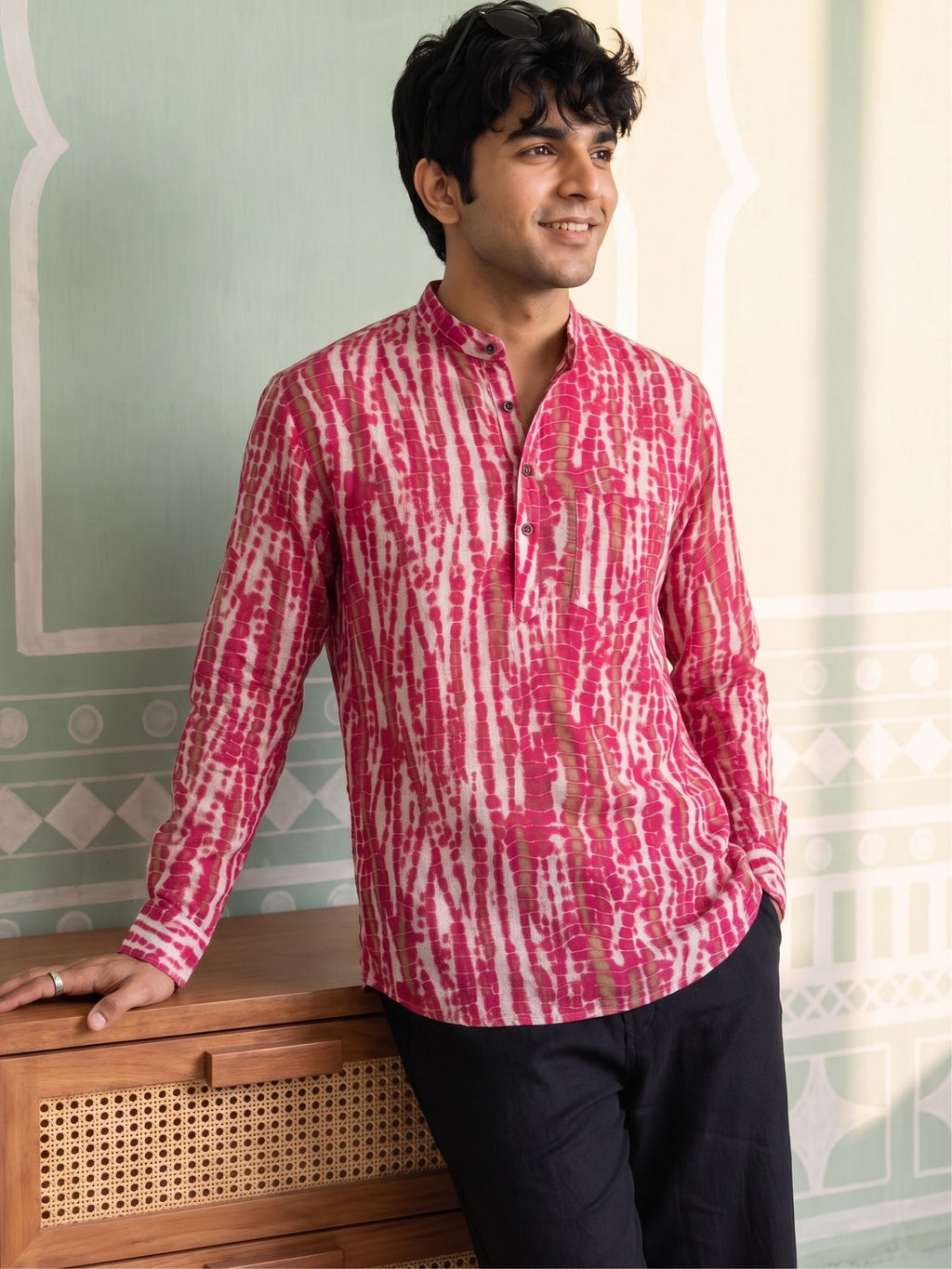 Rajasthan Rhythms – Printed Cotton Short Kurta