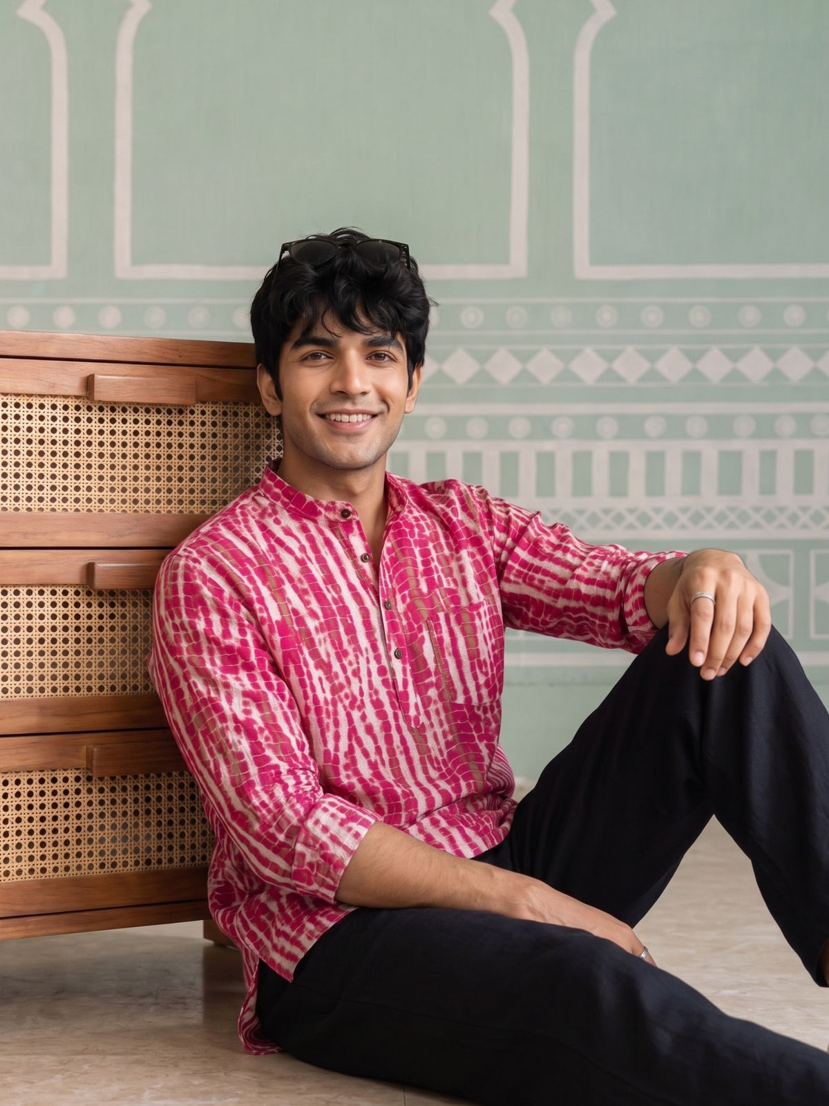 Rajasthan Rhythms – Printed Cotton Short Kurta