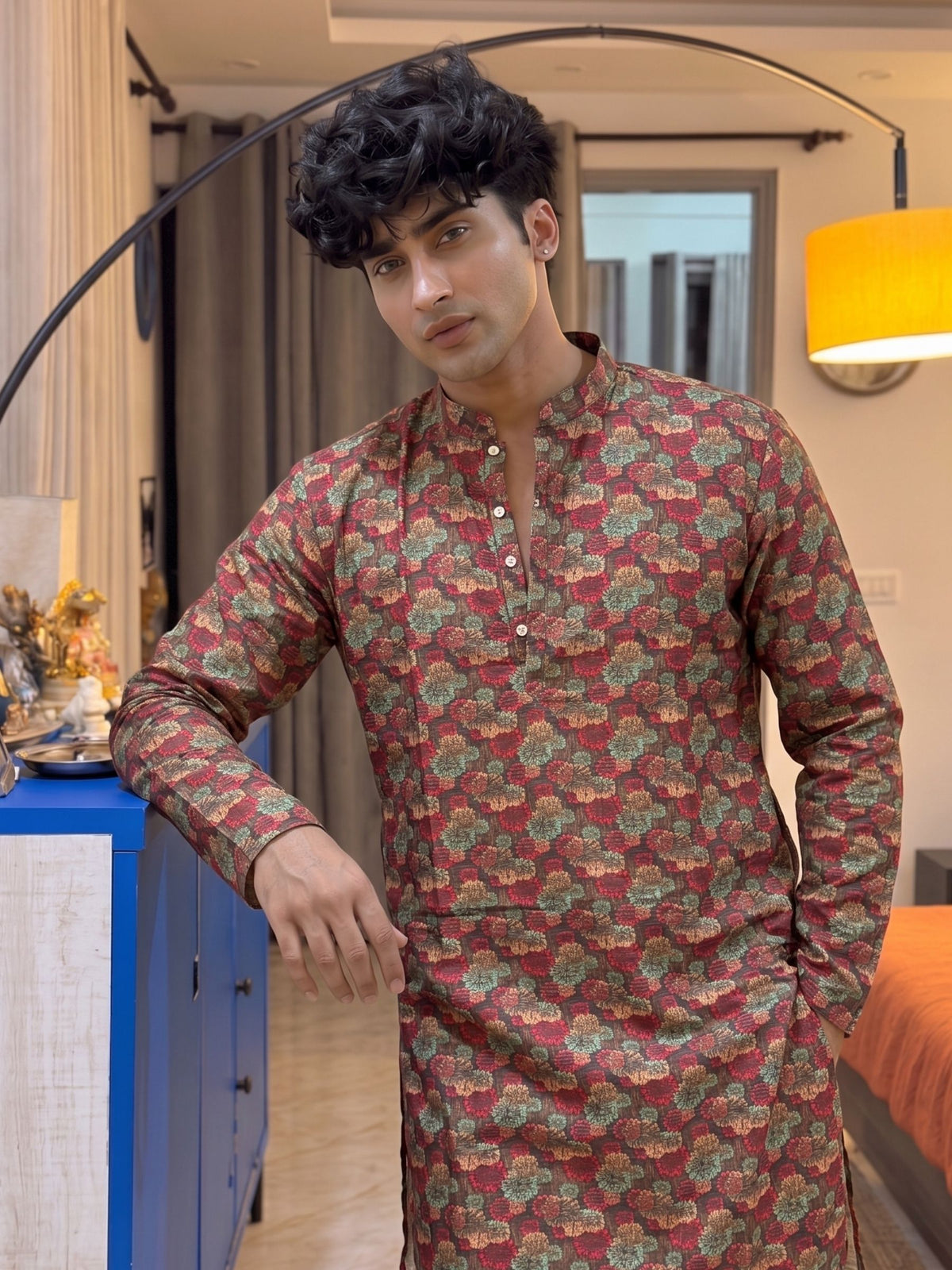 Stylish Printed Long Kurta for Modern Elegance