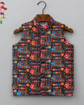 Vibrant Kid's Nehru Jacket