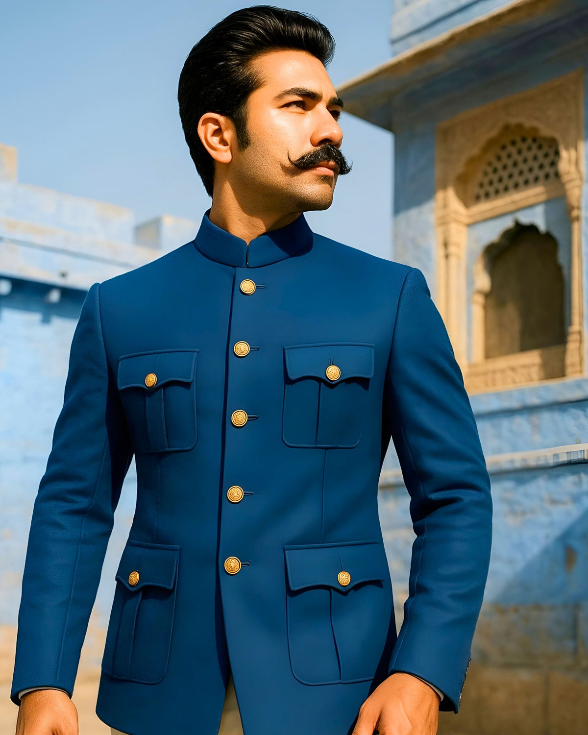 Jodhpuri Bandhgala- Phirozhi