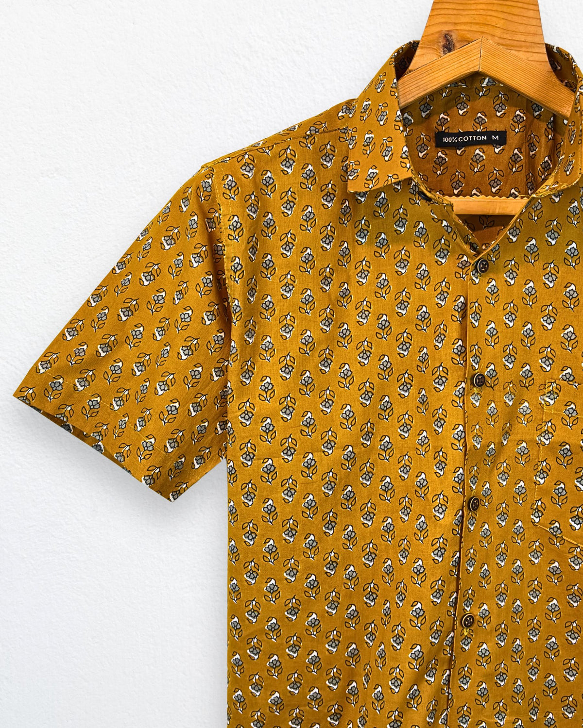 Amber Bloom – Half Sleeve Cotton Shirt