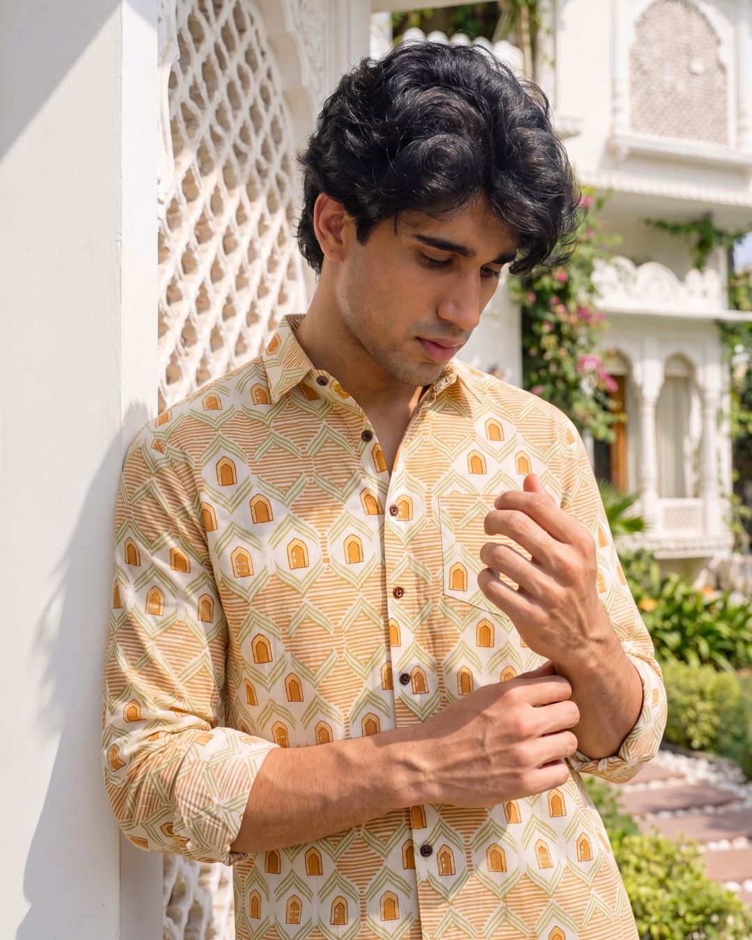 Vibrant Fusion – Printed Cotton Full Sleeve Shirt