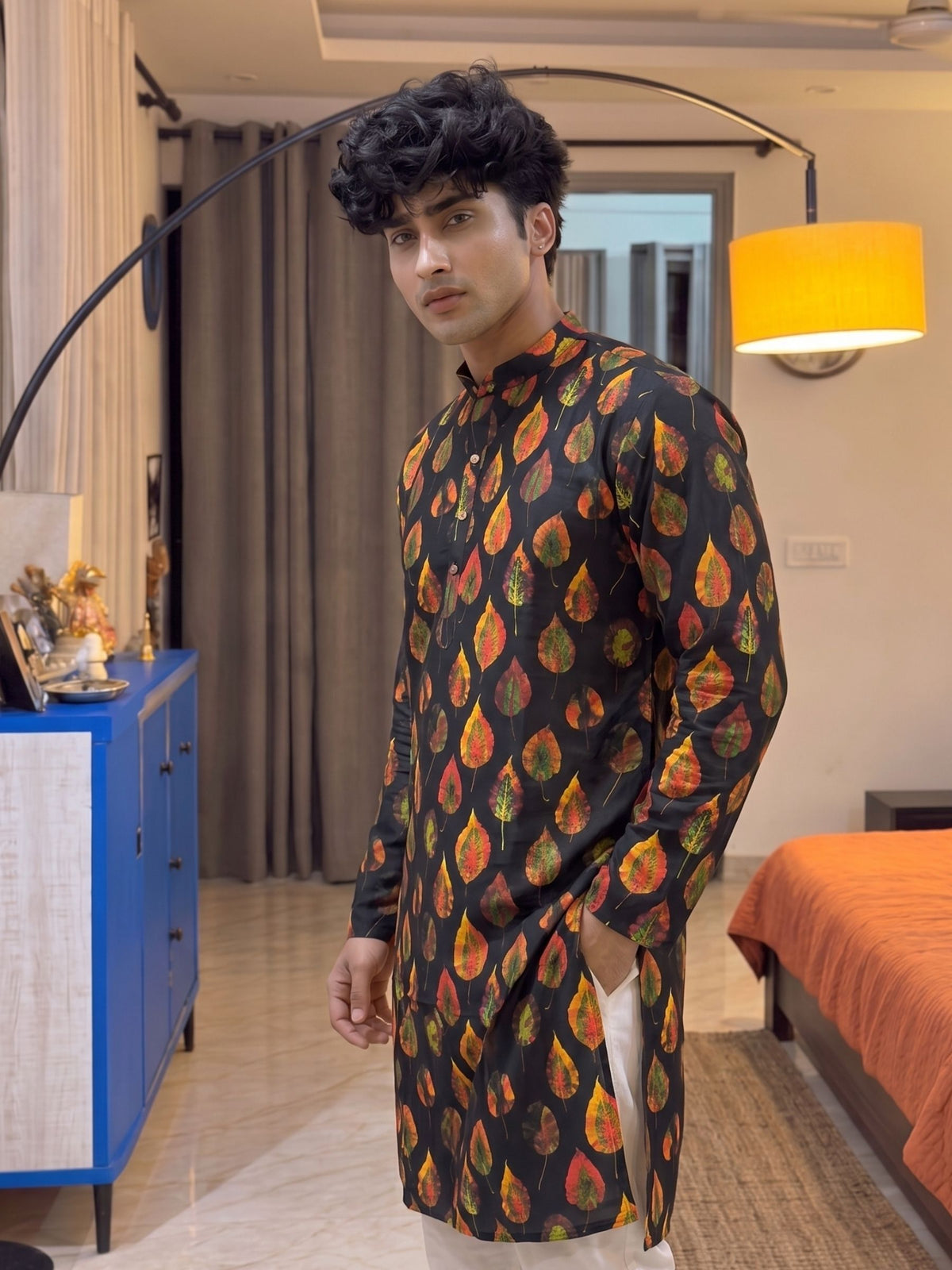 Vibrant Printed Long Kurta