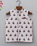 Stylish Kid's Nehru Jacket with Fun Prints
