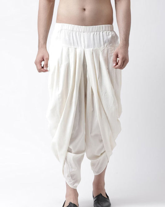 Ethnic Dhoti Pant-White