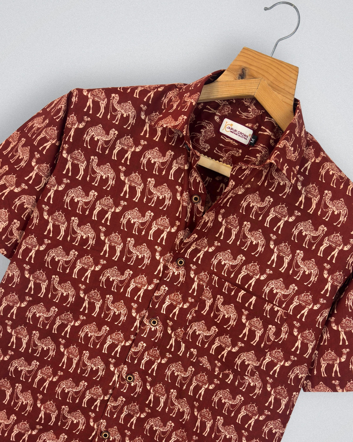 Camel Caravan – Printed Cotton Half Sleeve