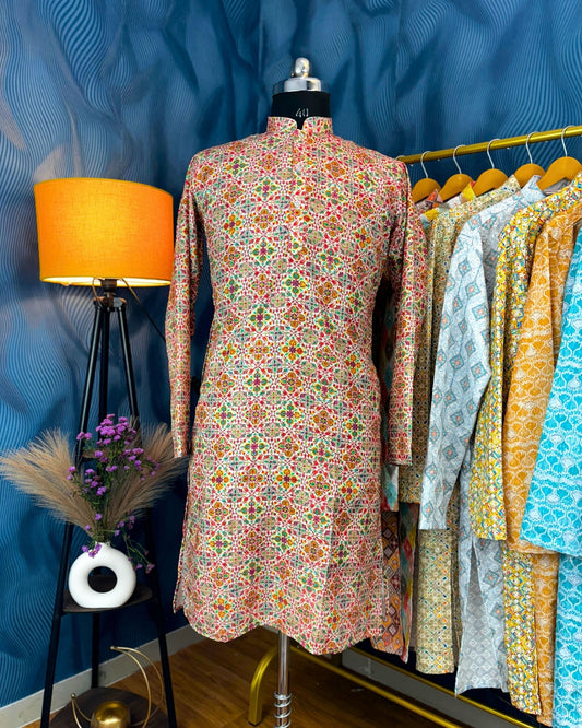 Tailored Charm Printed Kurta