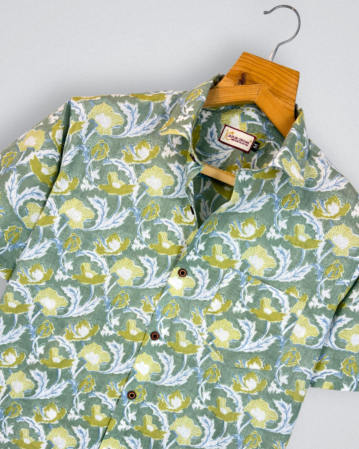 Floral Breeze – Printed Cotton Half Sleeve