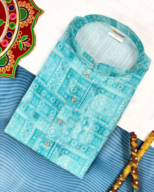 Exquisite Golden Work Kurta