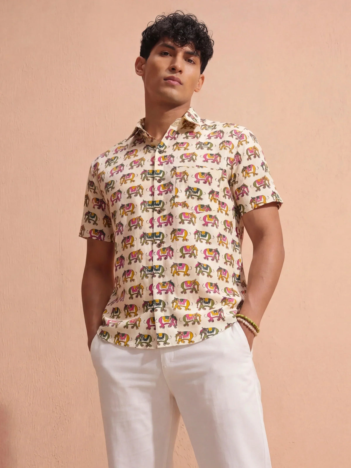 Rajasthani Charm – Printed Cotton Half Sleeve