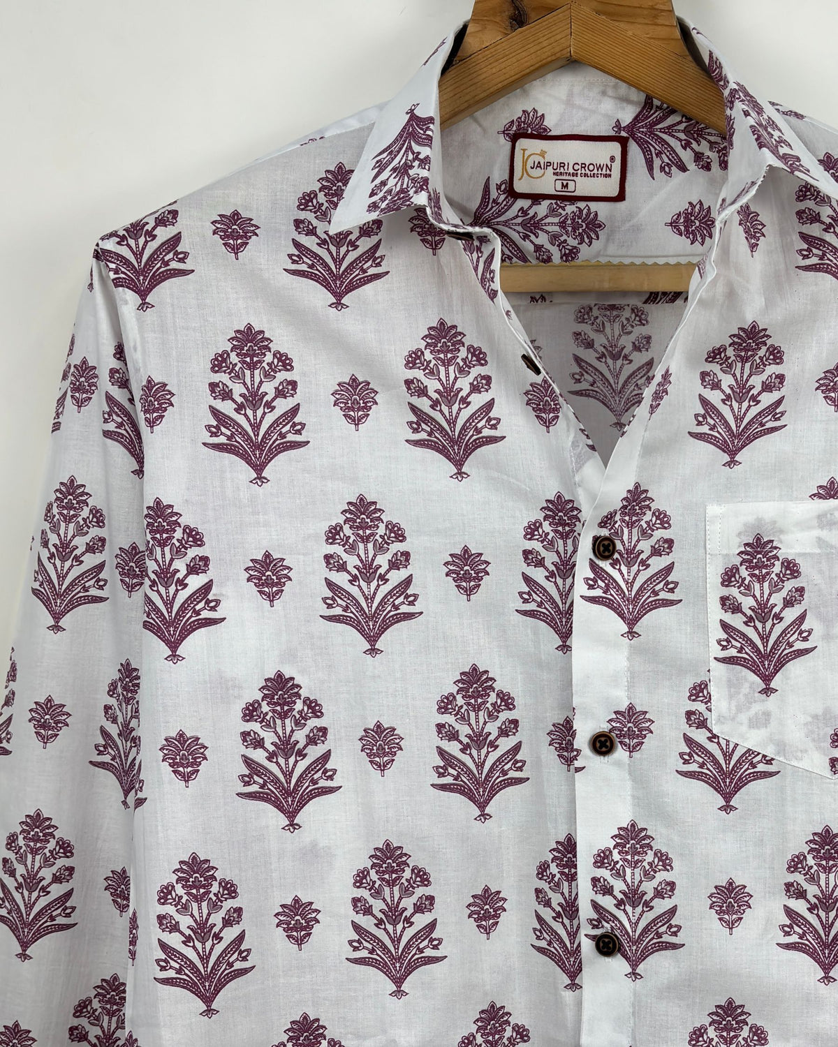 Heritage Bloom – Full Sleeve Printed Shirt
