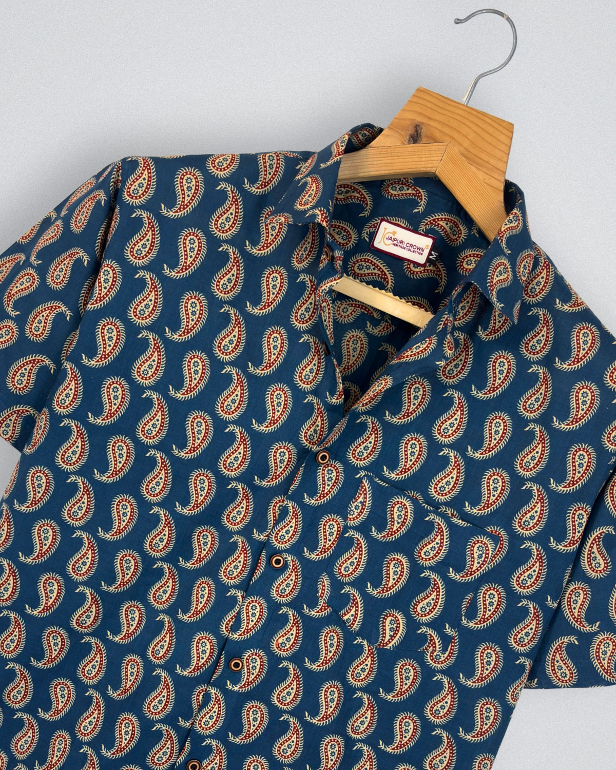 Paisley Dream – Printed Cotton Half Sleeve