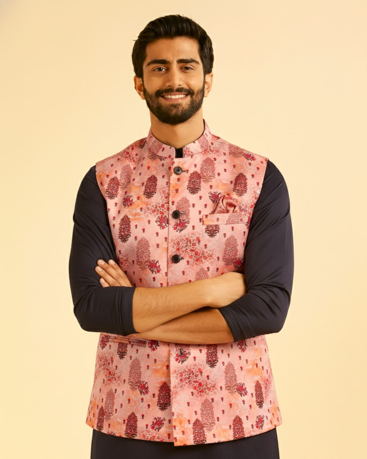 Saffron Silk Modi Jacket