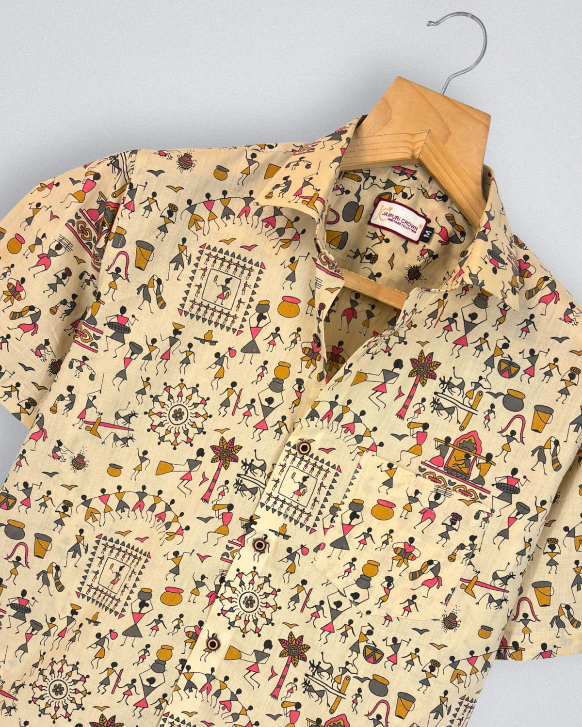 Rajasthani Dance – Printed Cotton Half Sleeve