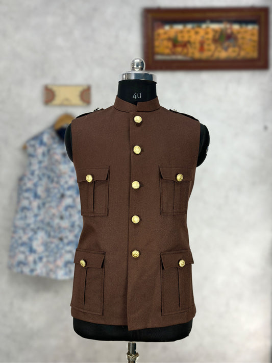 Hunting Jacket - Coffee Color