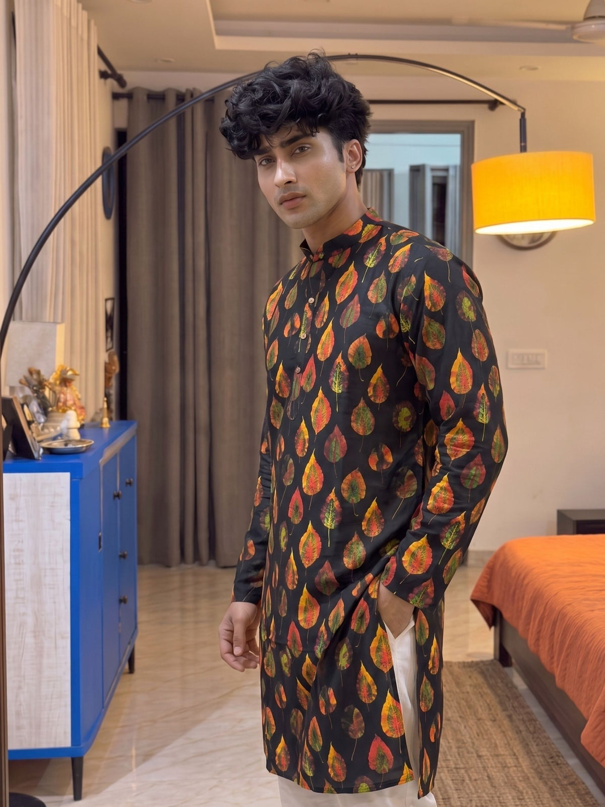 Vibrant Printed Long Kurta