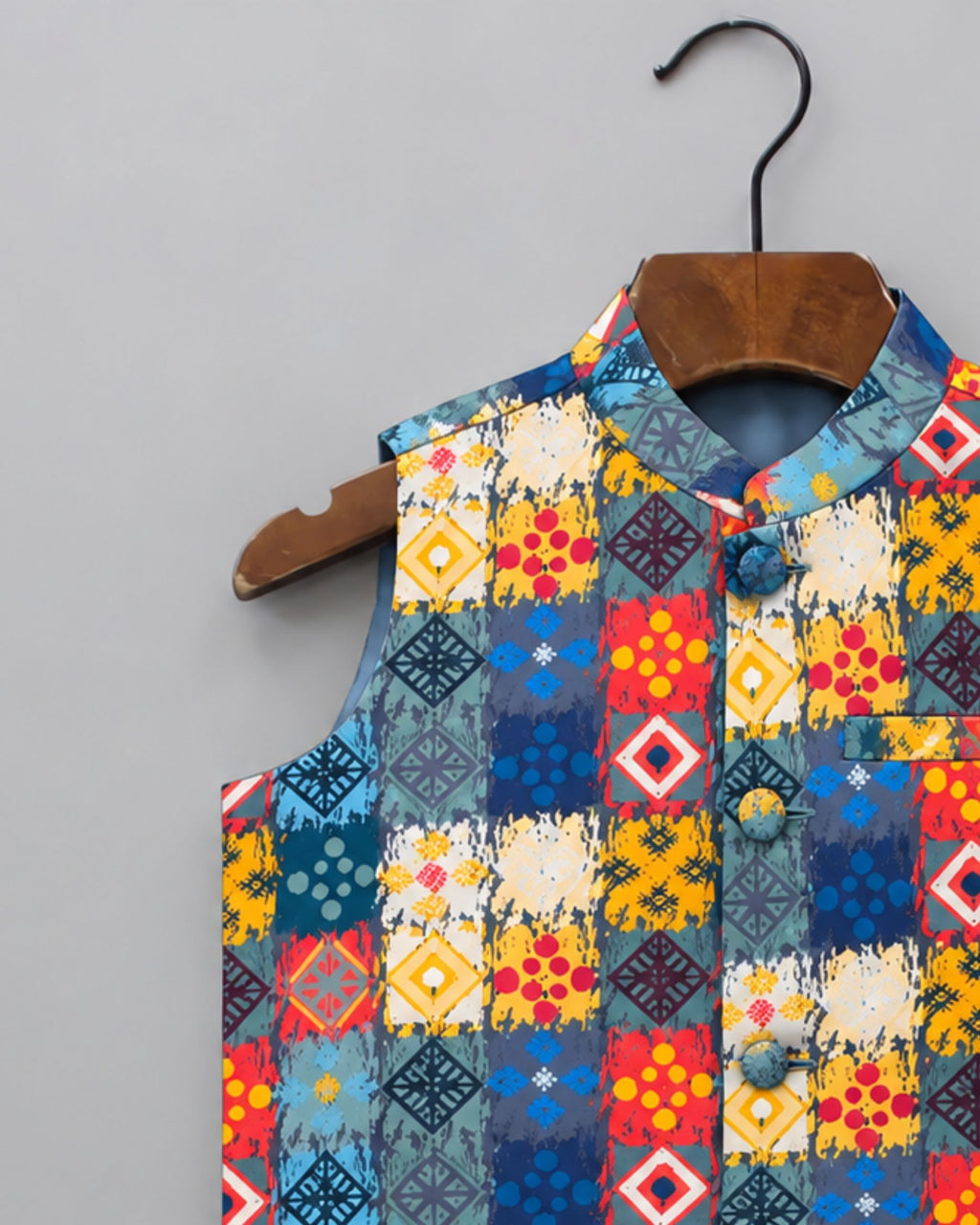 Vibrant Kid's Nehru Jacket