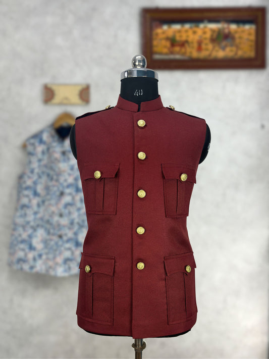 Hunting Jacket - Maroon