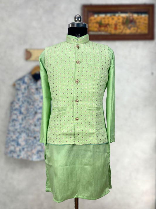 Elegance Ensemble Kurta Jacket Set