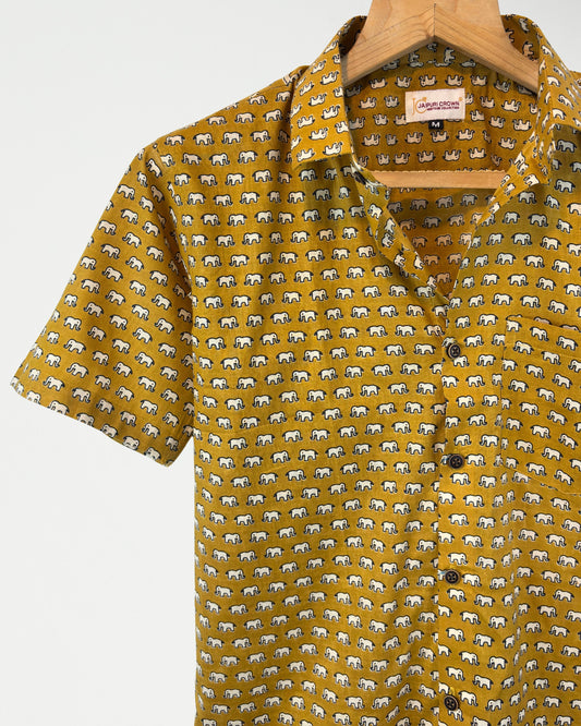 Elephant Walk – Half Sleeve Cotton Shirt