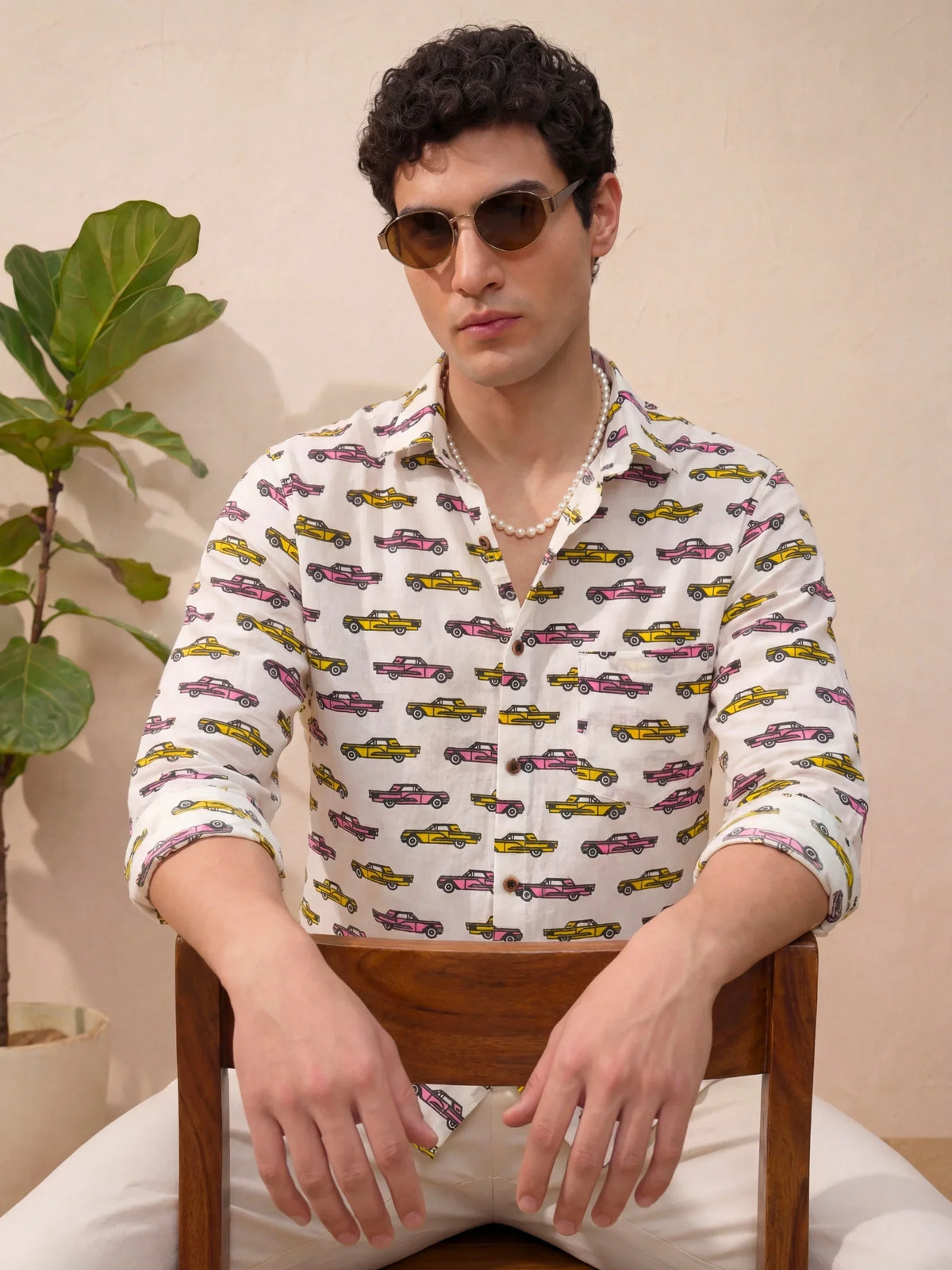 Retro Rides – Full Sleeve Cotton Shirt