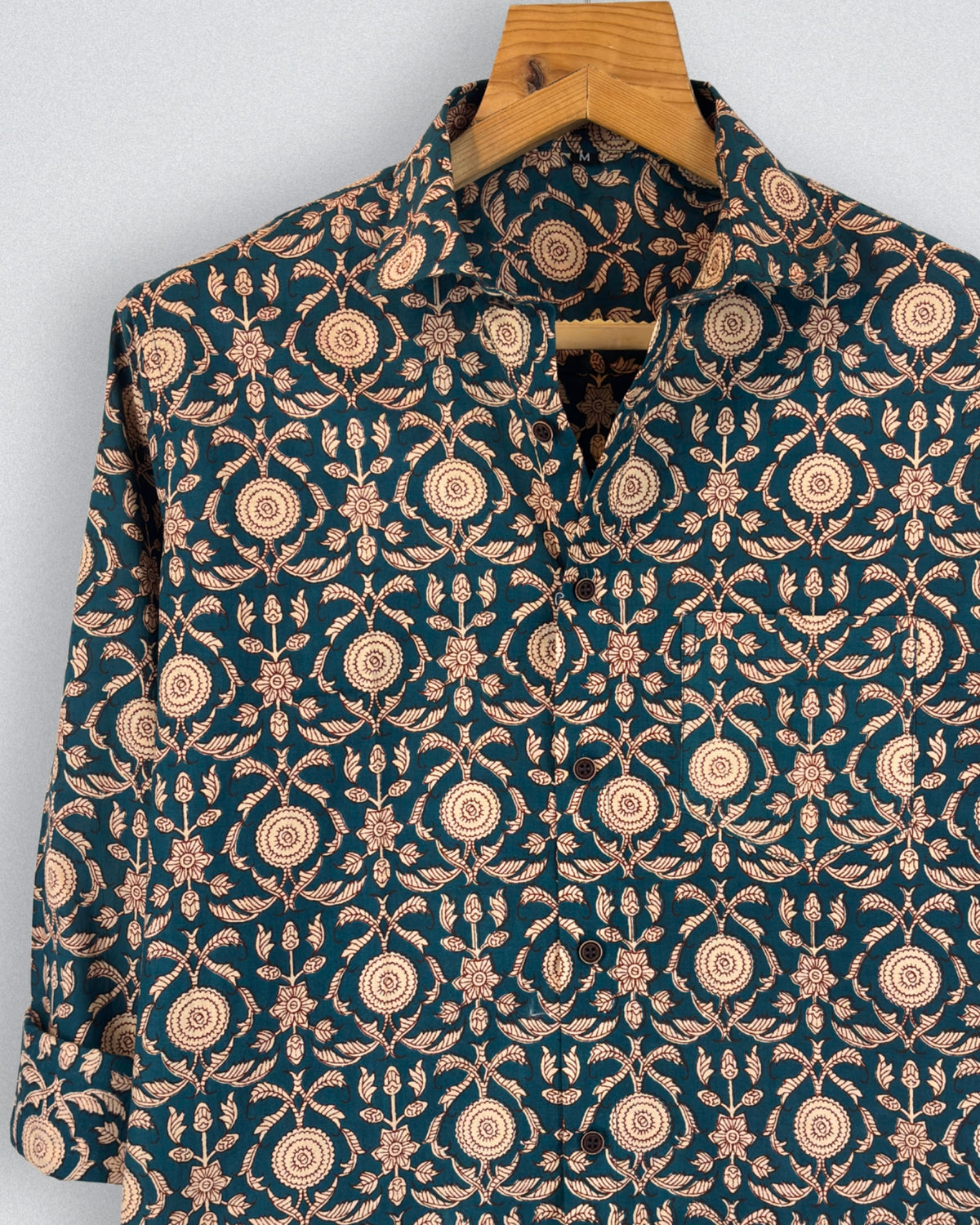 Sunburst Elegance – Printed Cotton Full Sleeve