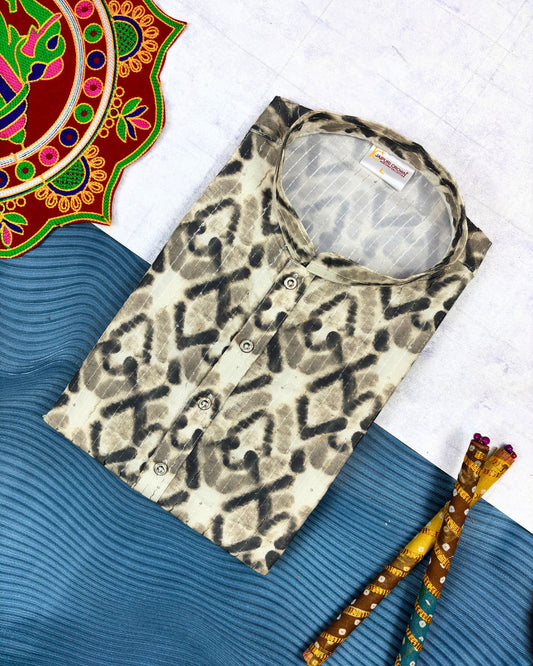 Gilded Golden Work Kurta