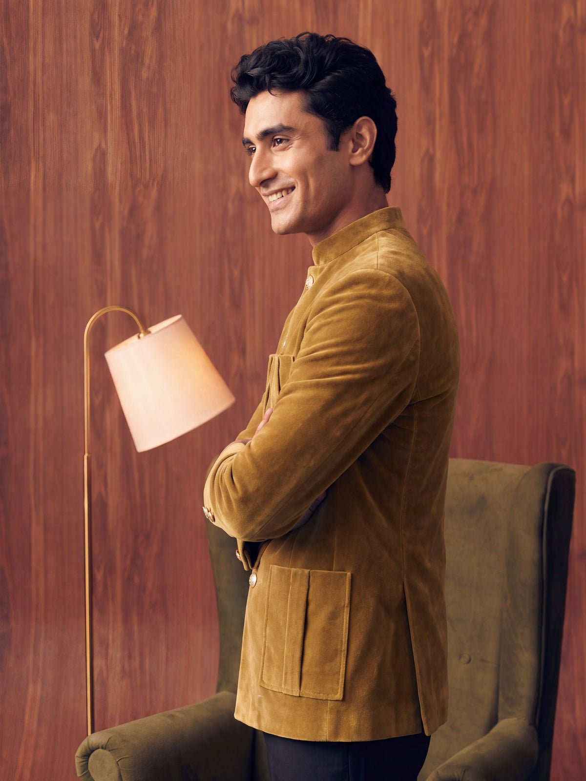 The Ultimate Royal Velvet Jodhpuri – Camel