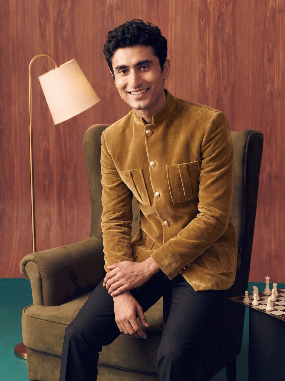 The Ultimate Royal Velvet Jodhpuri – Camel