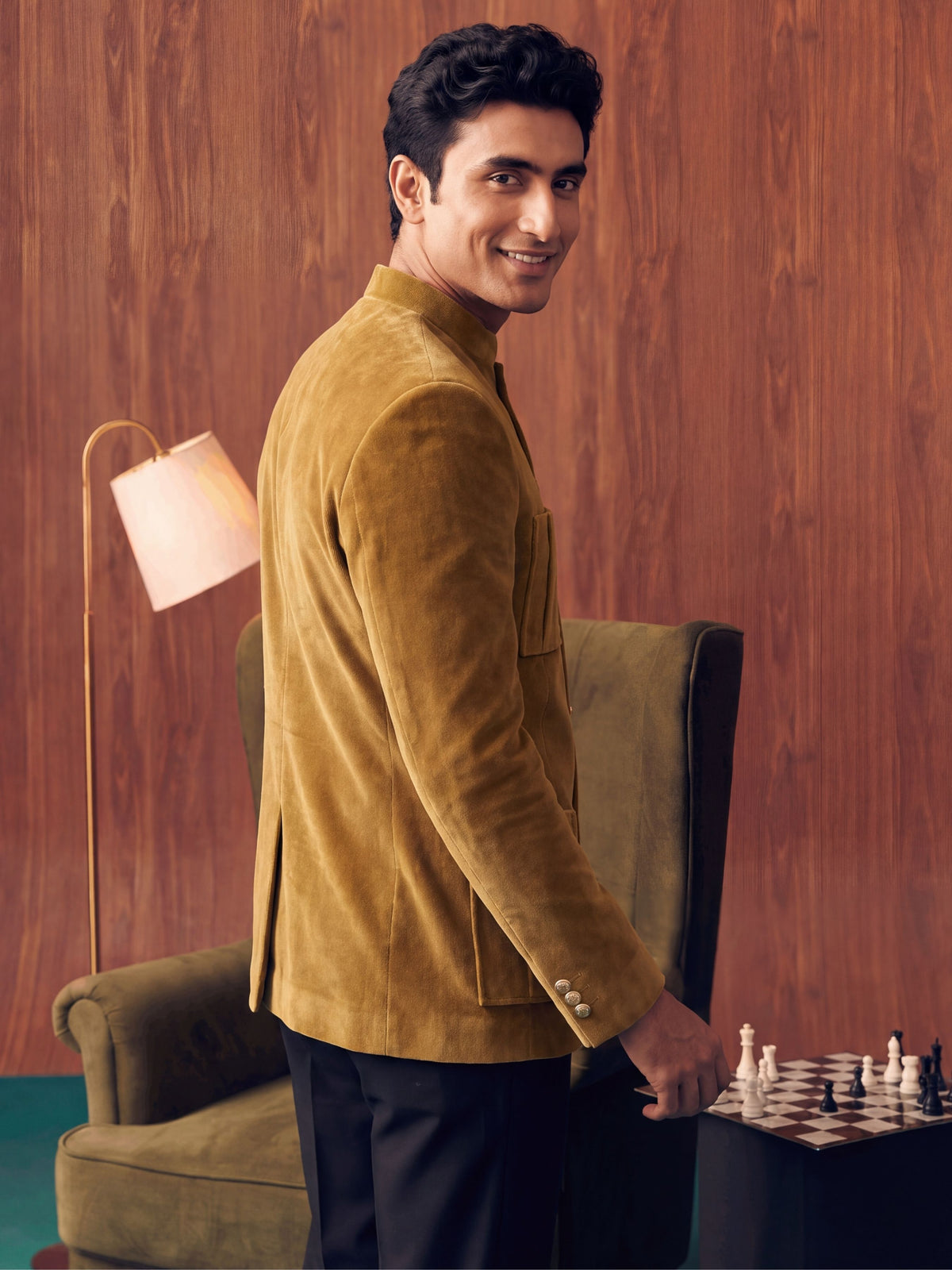The Ultimate Royal Velvet Jodhpuri – Camel
