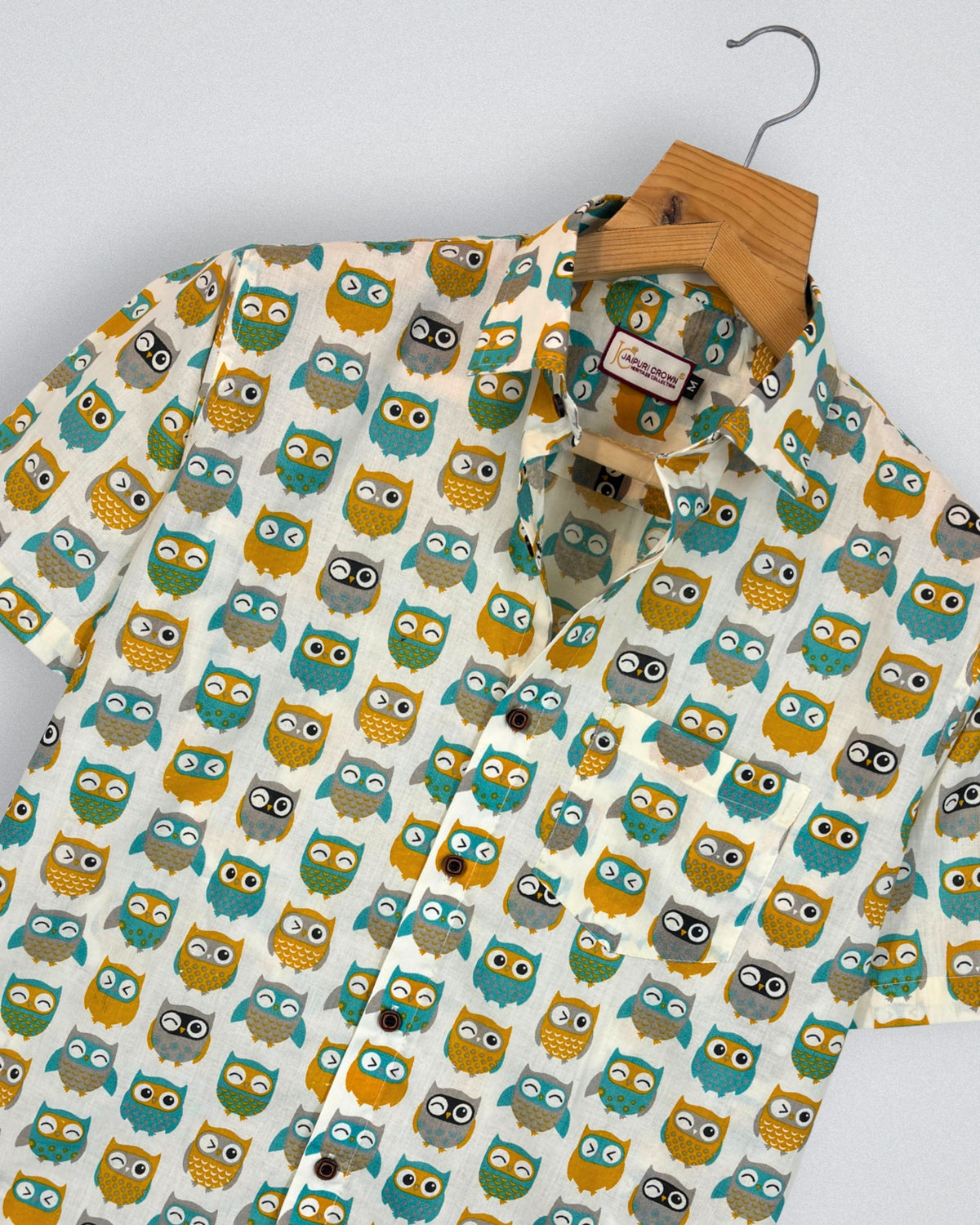 Owl Brigade – Printed Cotton Half Sleeve