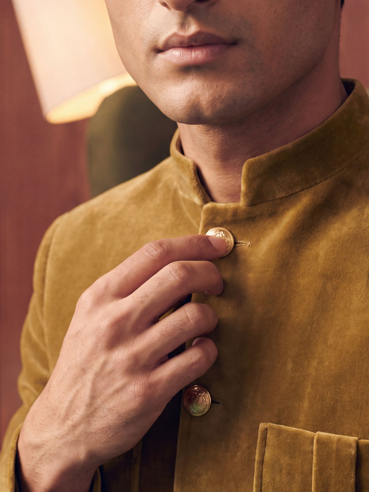 The Ultimate Royal Velvet Jodhpuri – Camel